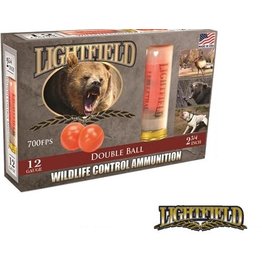 LIGHTFIELD LF WILDLIFE CONTROL 12GA 2-3/4" RUBBER DOUBLE BALL