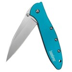 KERSHAW KER LEEK SS/TEAL FOLDING KNIFE