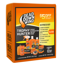 DEAD DOWN WIND DDW TROPHY HUNTER SCENT ELIMINATOR 10PC KIT