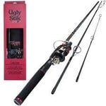 SHAKESPEARE SHA UGLY STIK GX2 6' MED 4PC SPIN COMBO KIT