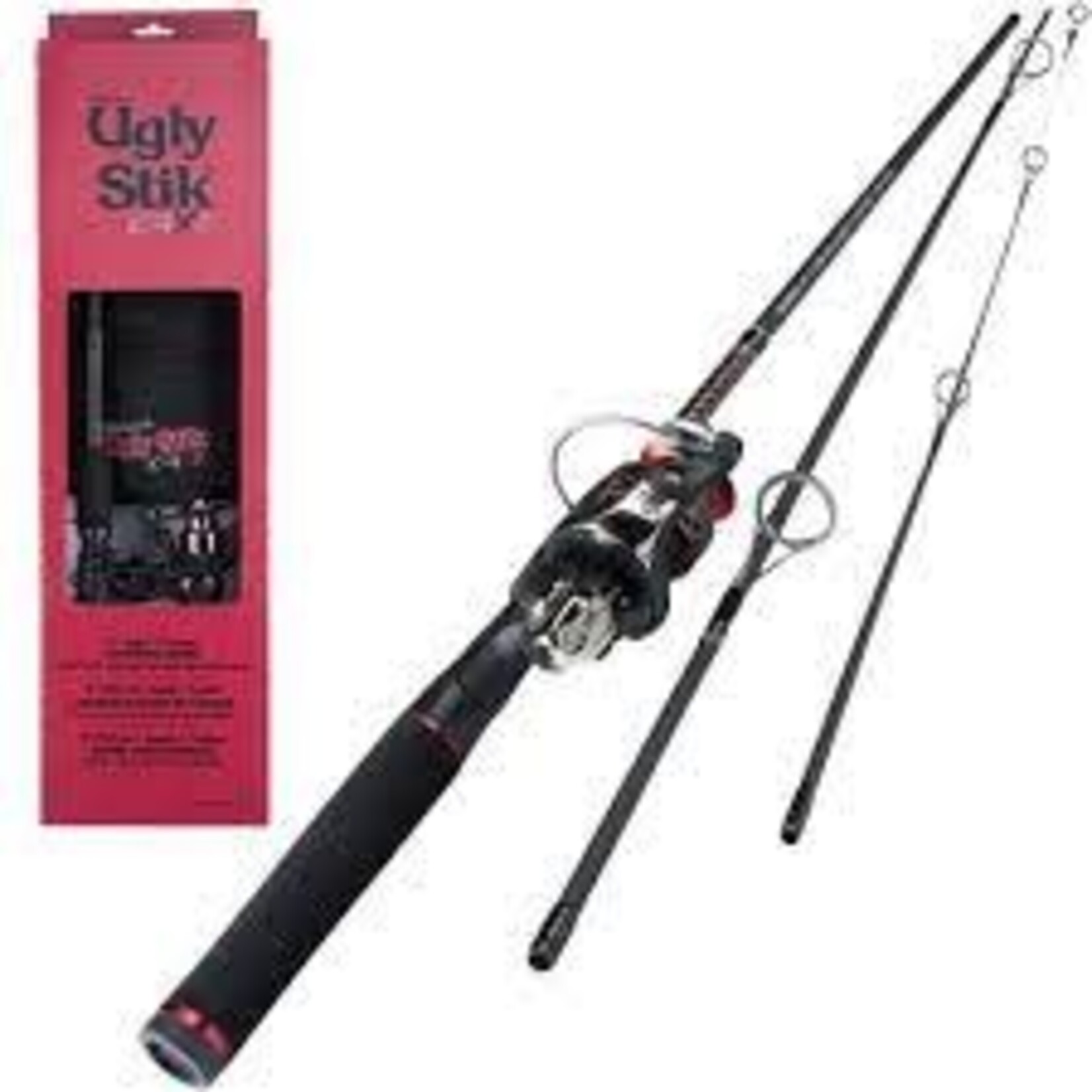 SHAKESPEARE SHA UGLY STIK GX2 6' MED 4PC SPIN COMBO KIT