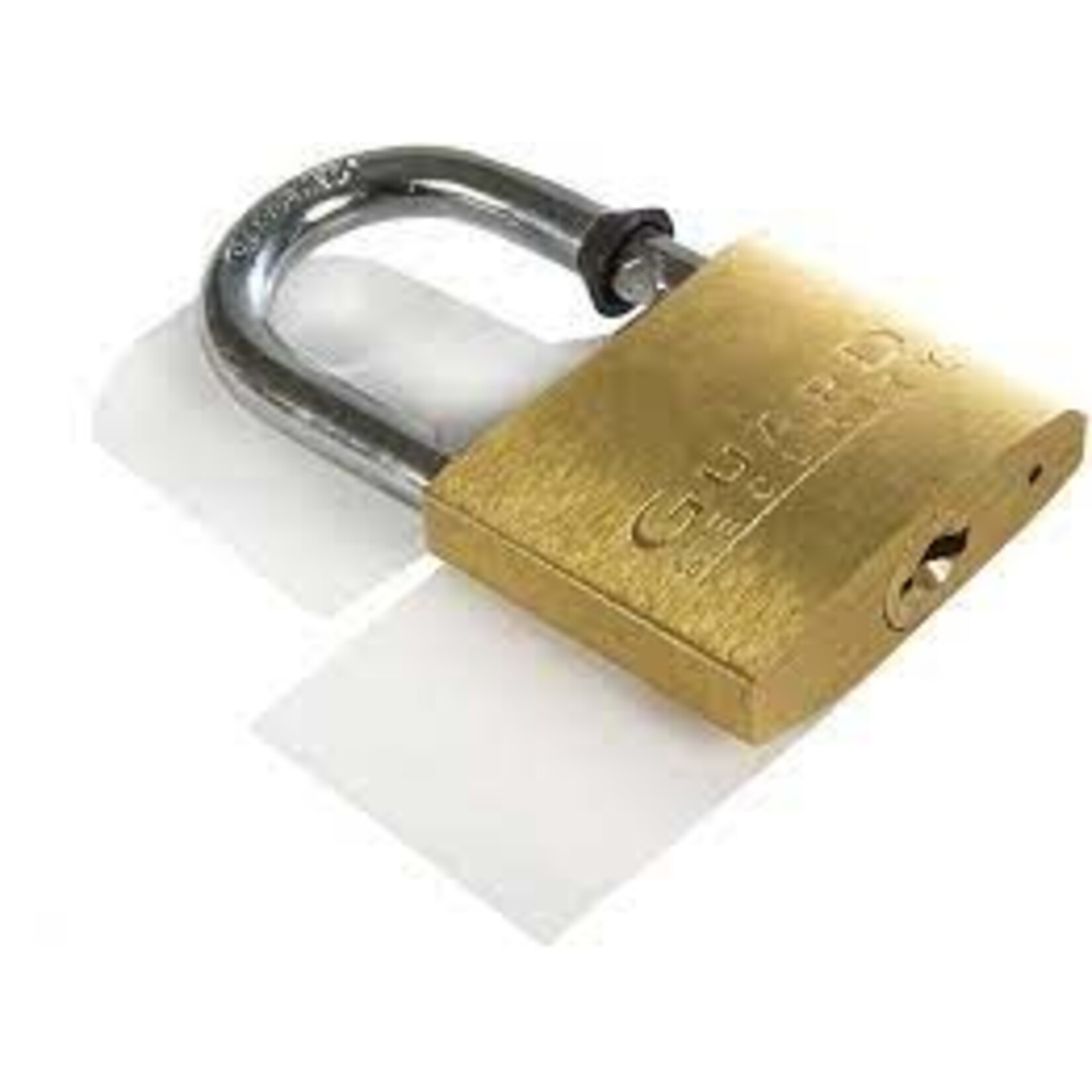 CROWN CROWN SECURITY BRASS KEYED PADLOCK