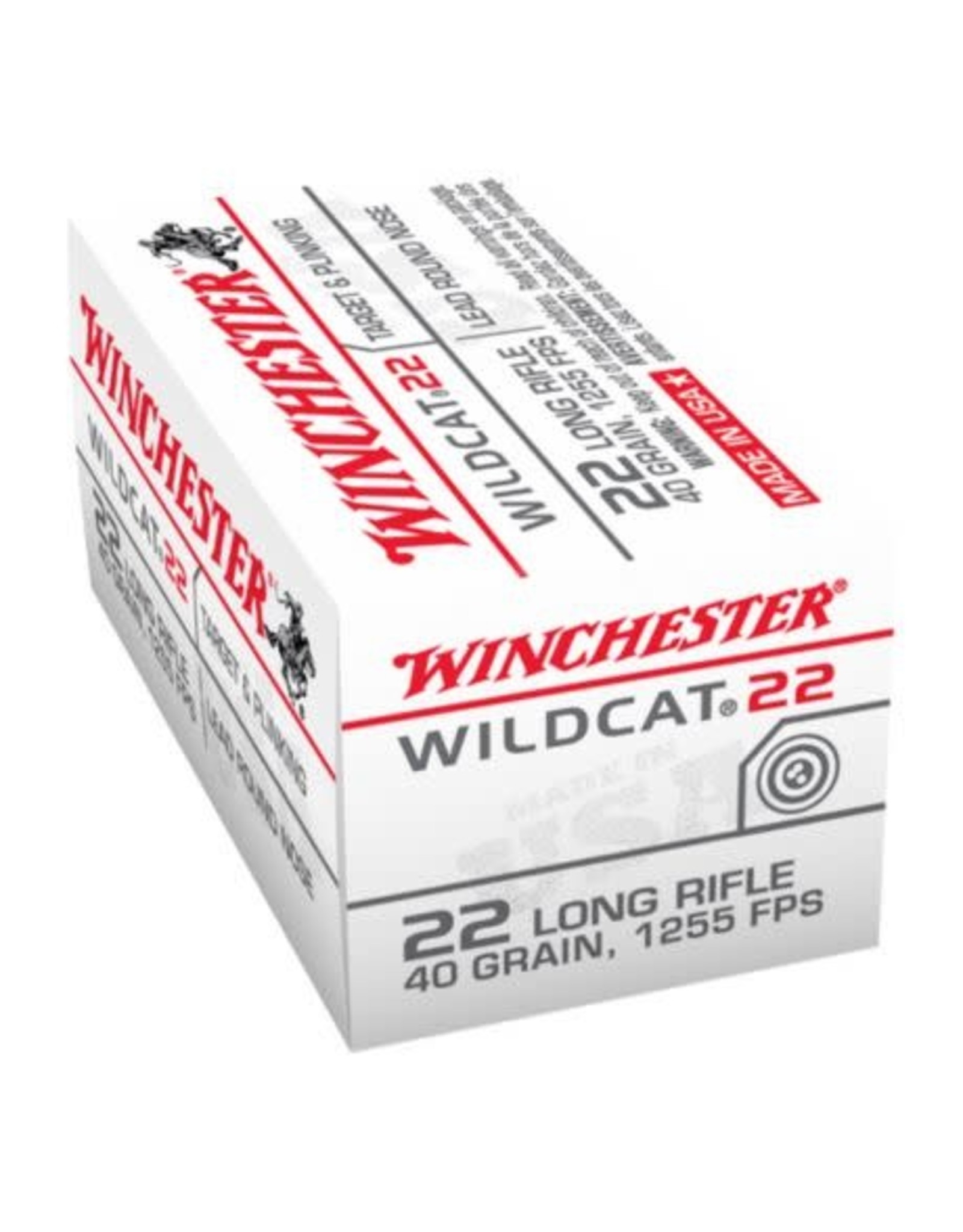 WINCHESTER WIN WILDCAT 22 22LR 40GR LRN (single)