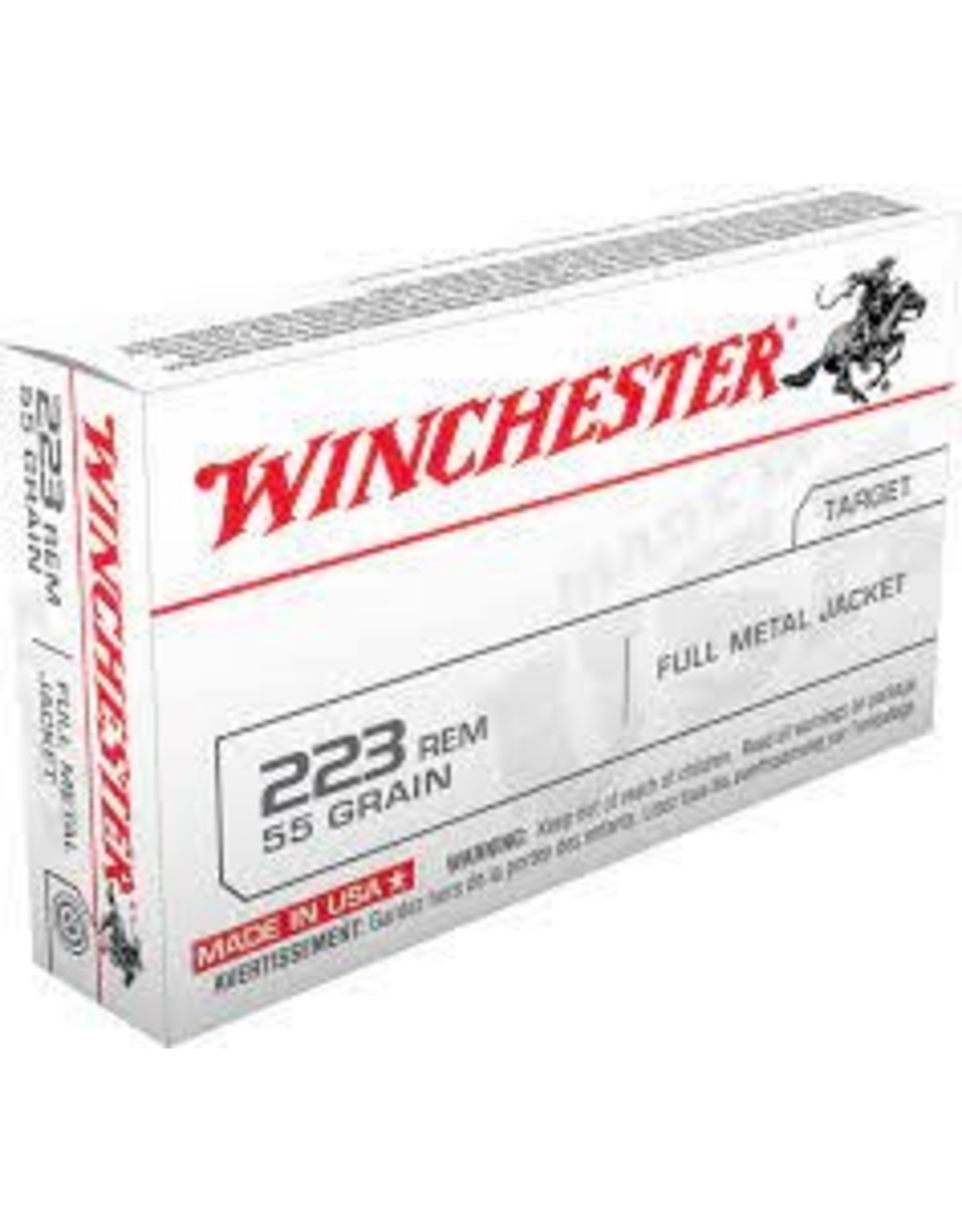 WINCHESTER WIN USA 223 REM 55gr FMJ single