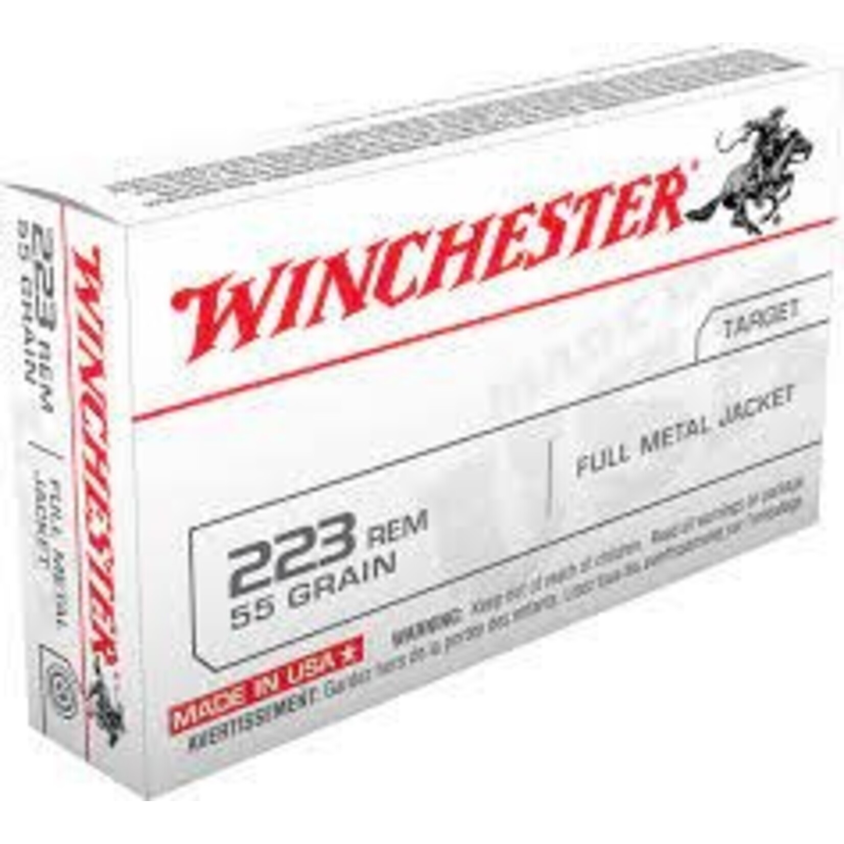 WINCHESTER WIN USA 223 REM 55gr FMJ single