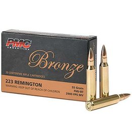 PMC PMC 223REM 55GR FMJ-BT 20PK single