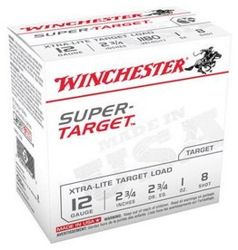 WINCHESTER WIN SUPER-TARGET 12GA 2-3/4" 1-1/8oz #8 1200FPS single