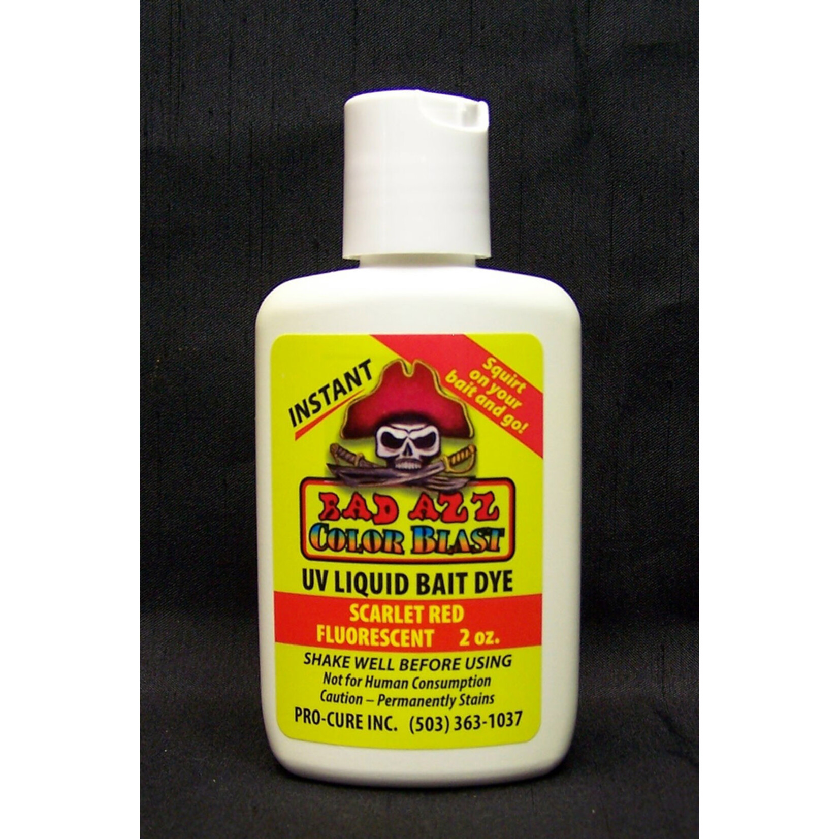 PRO-CURE PC BAD AZZ COLOR BLAST UV LIQUID BAIT DYE 2oz