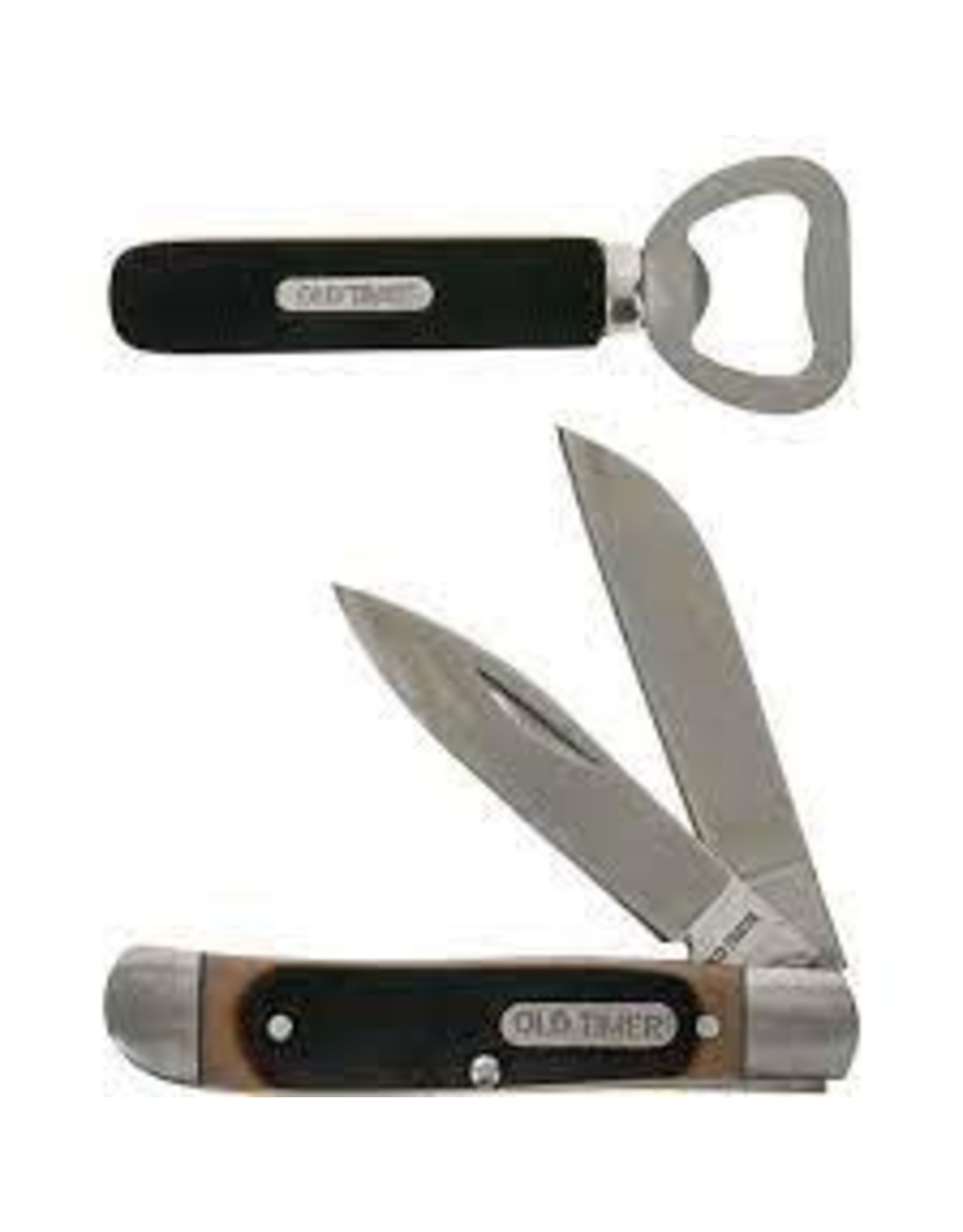 BTI BRANDS/SCHARDE BTI OLD TIMER 5.5" FOLDING KNIFE W/ SS BOTTLE OPENER