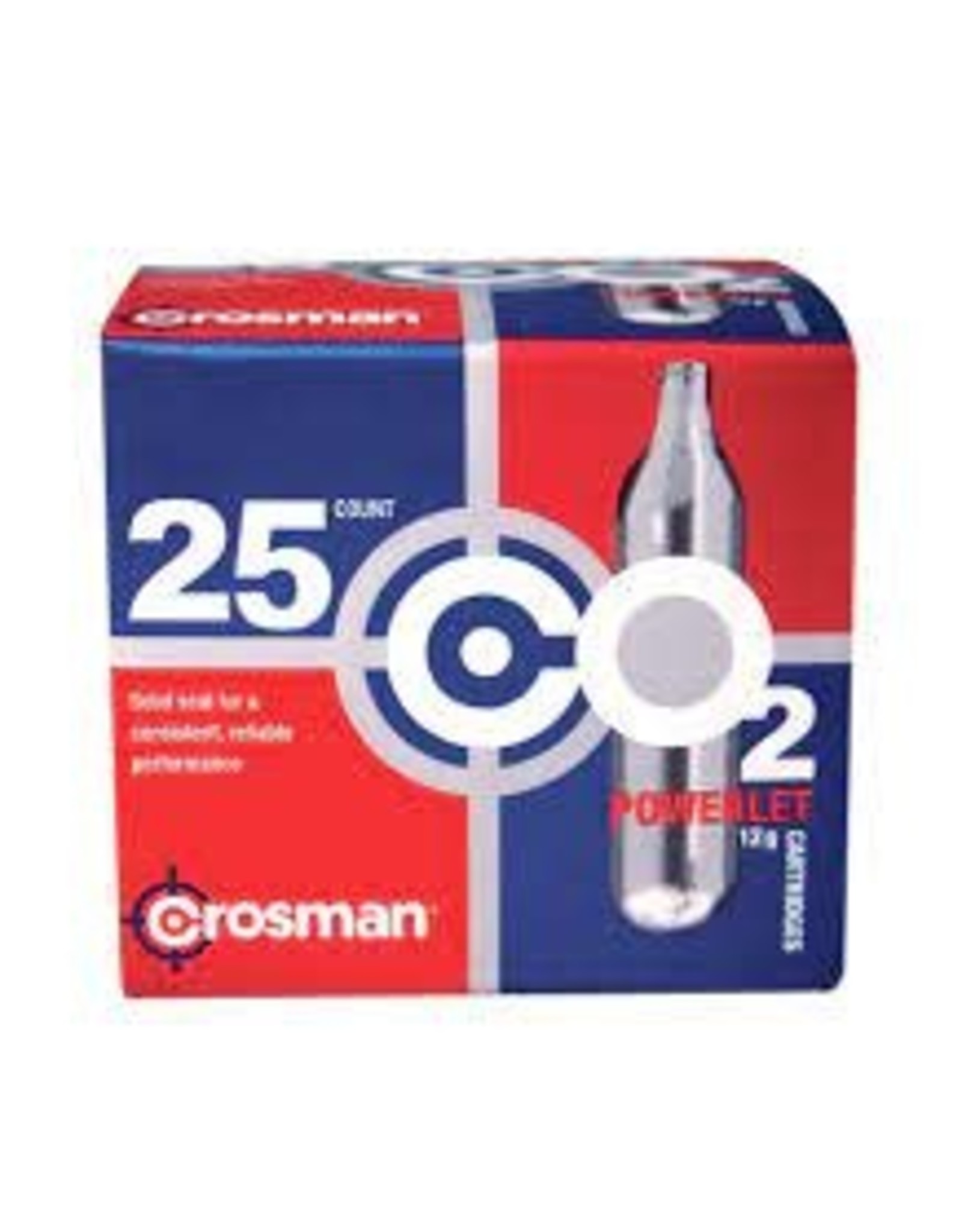 CROSSMAN CROS POWERLET CO2 12g CARTRIDGES 25PK