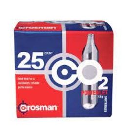 CROSSMAN CROS POWERLET CO2 12g CARTRIDGES 25PK