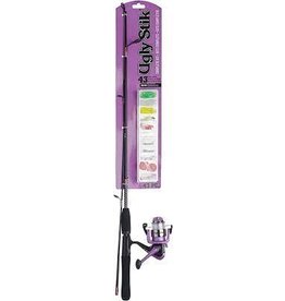 SHAKESPEARE SHA UGLY STIK COMPLETE LADIES 5' LIGHT 2PC SPINCAST ROD COMBO KIT