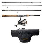 AMUNDSON AMUND SAVVY CAPTAIN 6' MED/LIGHT 4PC TRAVEL SPIN COMBO