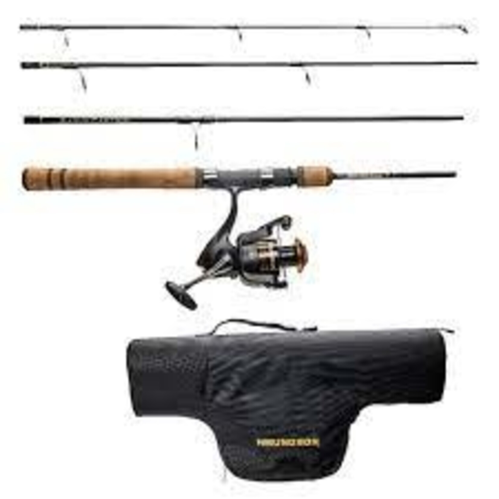 AMUNDSON AMUNDSON SAVVY CAPTAIN 6' MED/LIGHT 4PC TRAVEL SPIN COMBO