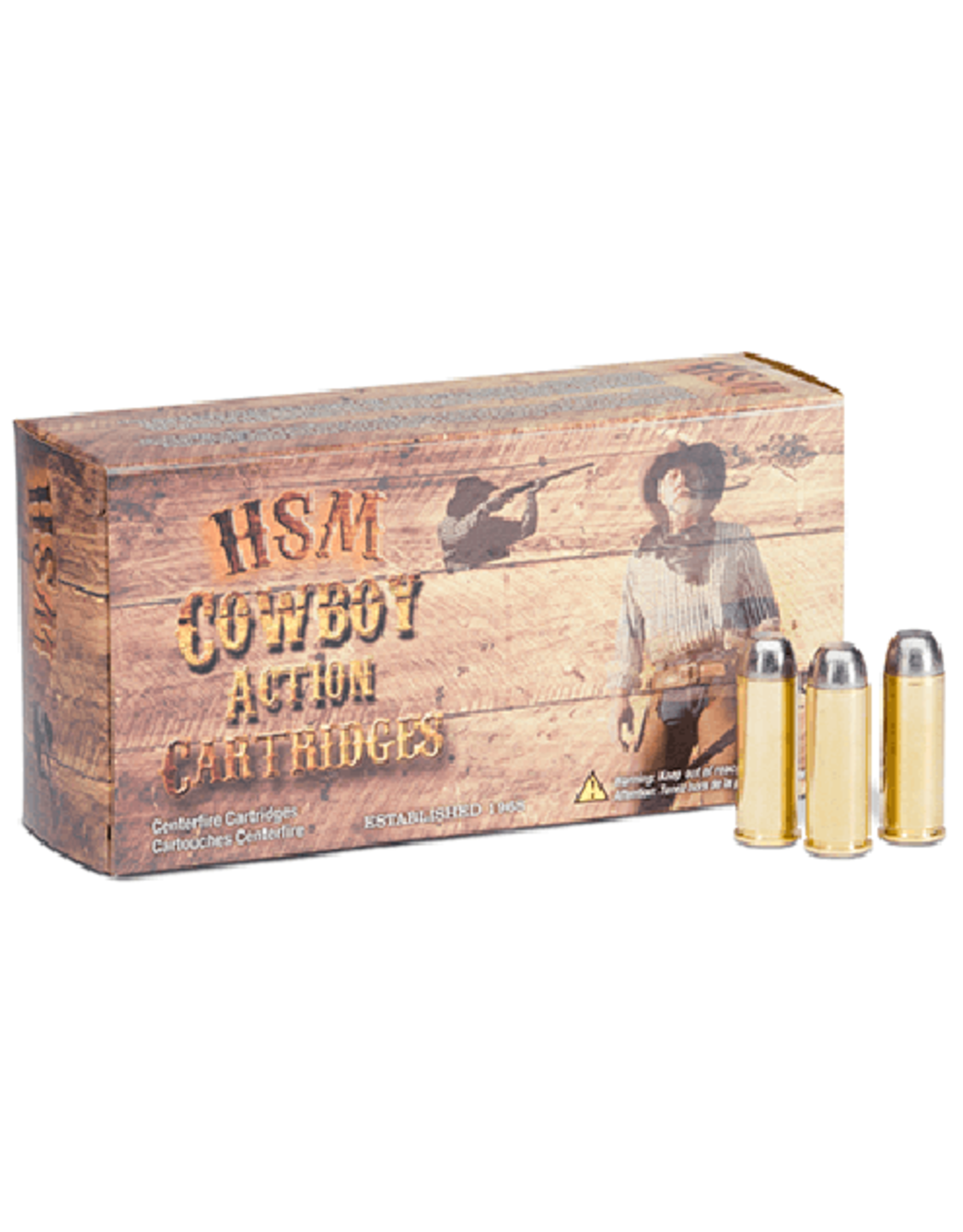 HSM HSM COWBOY 44-40 WIN 200GR RNFP