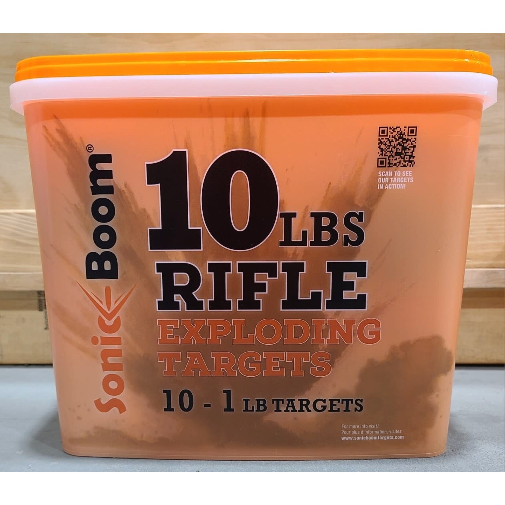 SONIC BOOM SONIC EXPLODING TARGET 10LB (10 - 1lb CONTAINERS)