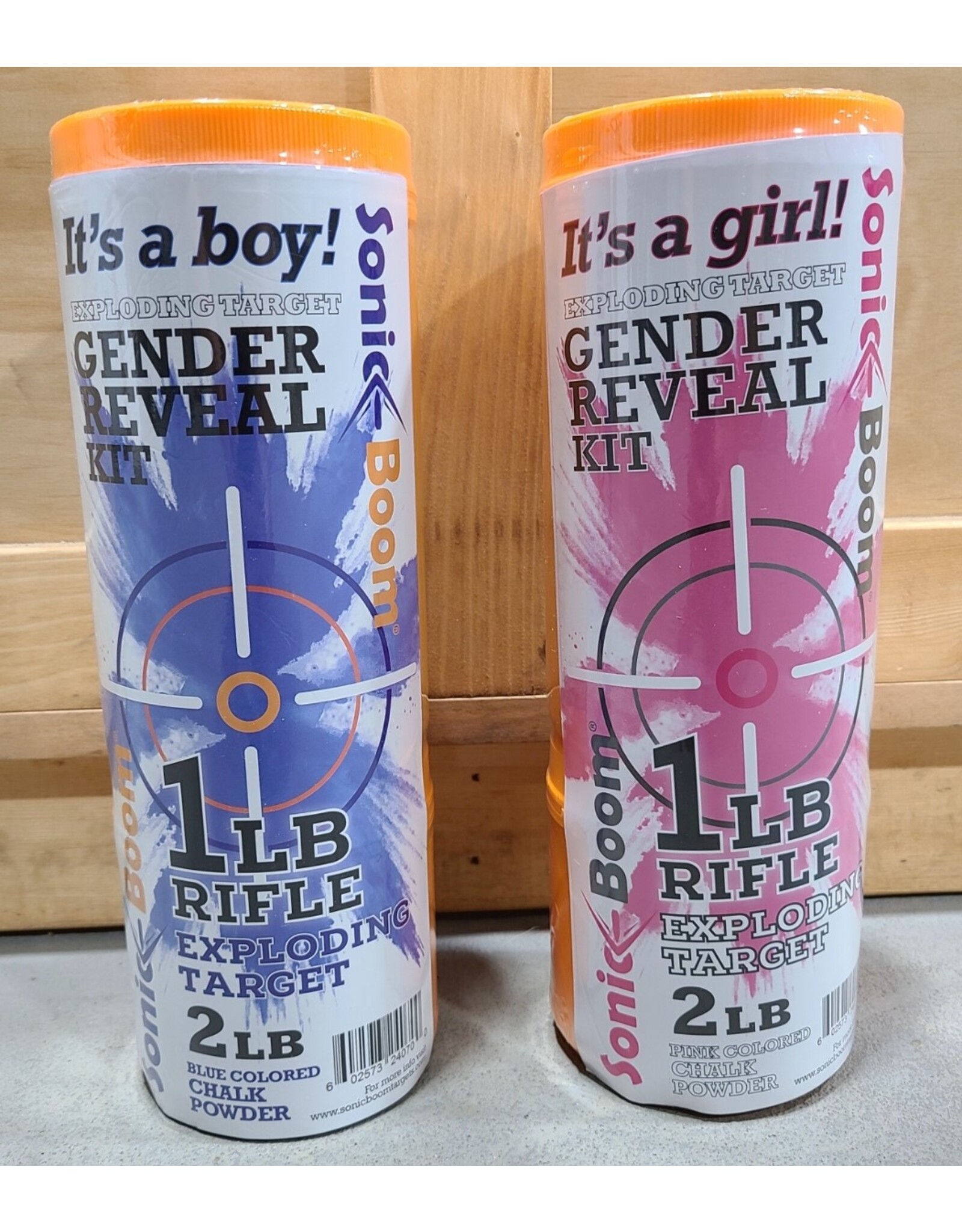 SONIC BOOM SONIC GENDER REVEAL 2lb (2 - 1lb CONTAINERS)