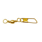 EAGLE CLAW EC BARREL SWIVEL W/ SAFETY SNAP