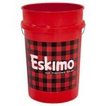 ESKIMO ESK 6 GALLON BUCKET RED PLAID