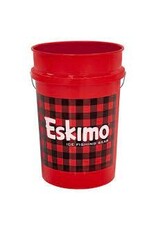 ESKIMO ESK 6 GALLON BUCKET RED PLAID
