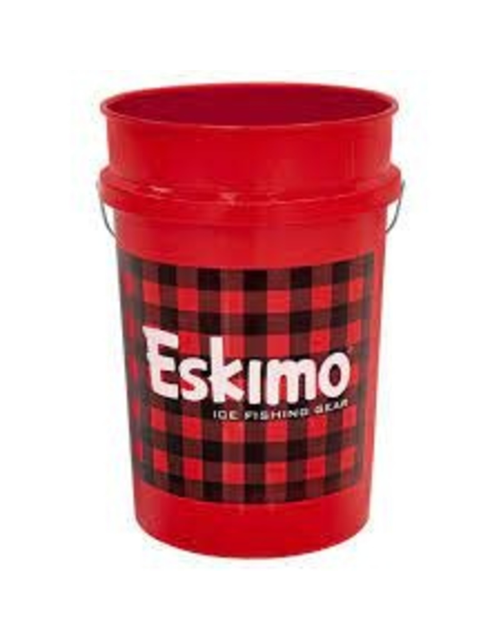 ESKIMO ESK 6 GALLON BUCKET RED PLAID