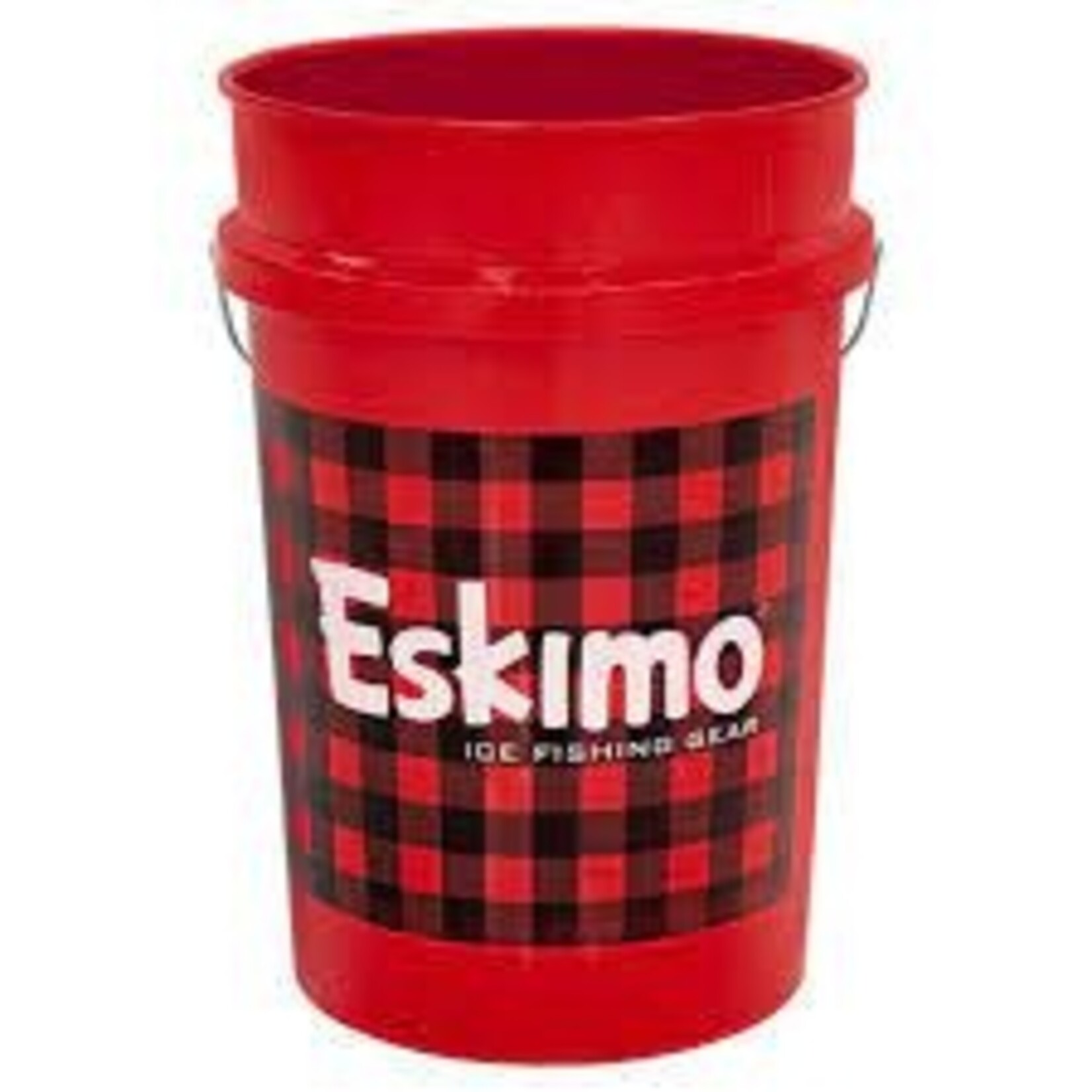 ESKIMO ESK 6 GALLON BUCKET RED PLAID