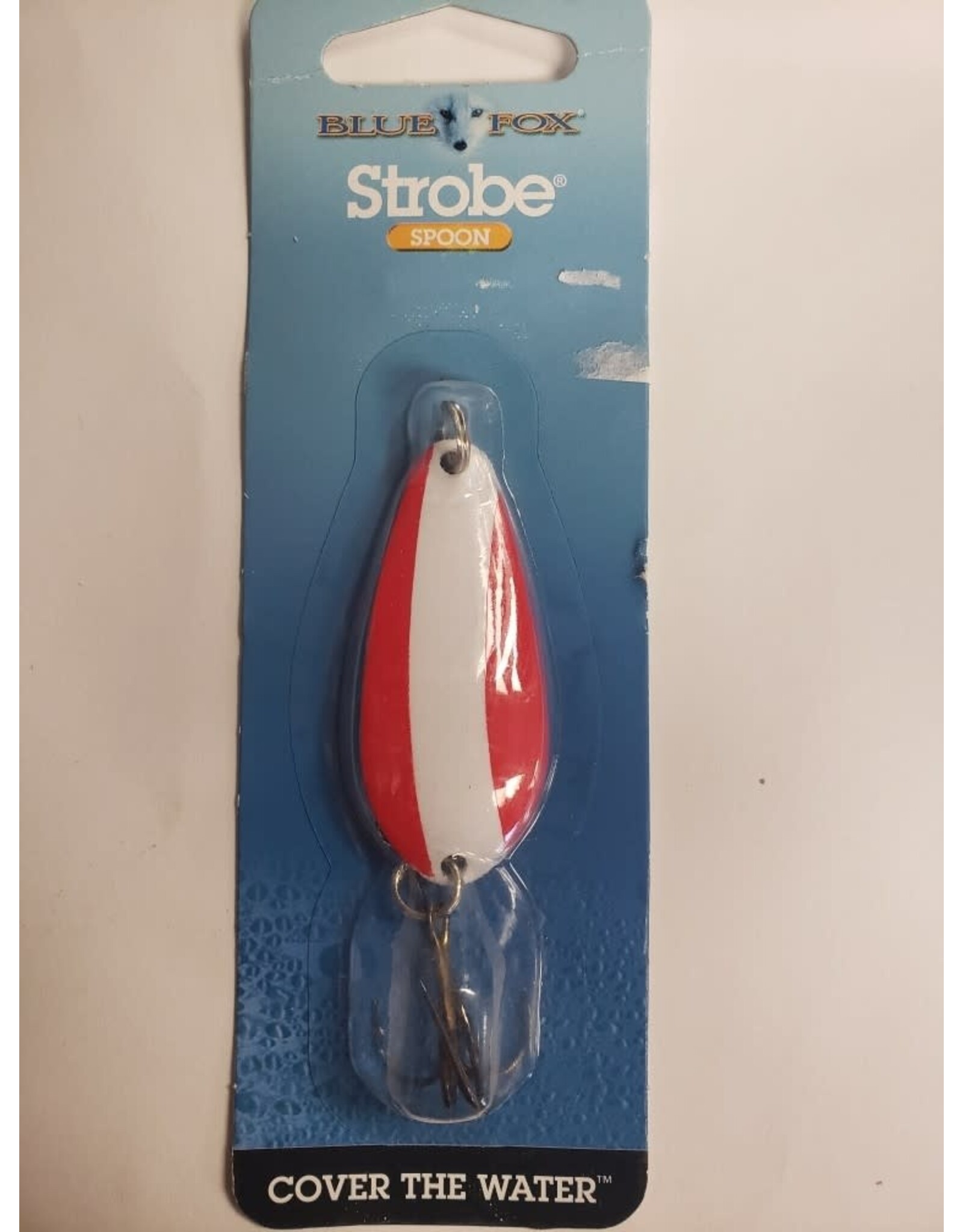 BLUE FOX BF STROBE SPOON RED/WHITE 3/8oz