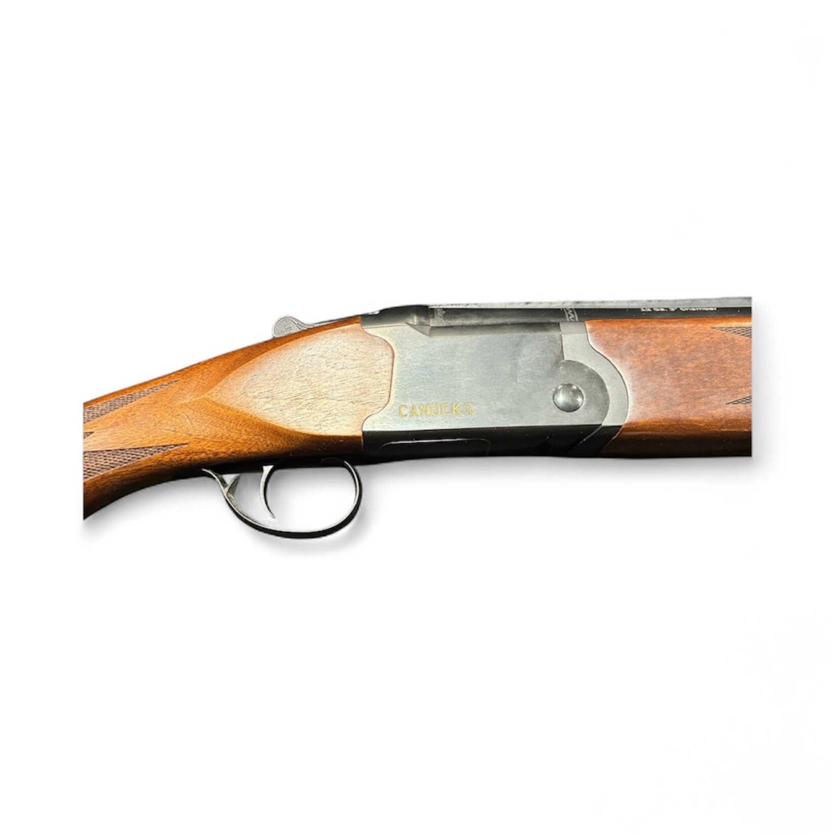 CANUCK USED CAN SXL 12GA 28" WOOD O/U W/ CHOKES