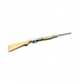 CIL USED CIL 607 12GA WOOD PUMP ACTION (SOLD AS IS, STILL FIRES, BUT MORE OF A WALL HANGER)