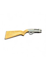 CIL USED CIL 607 12GA WOOD PUMP ACTION (SOLD AS IS, STILL FIRES, BUT MORE OF A WALL HANGER)