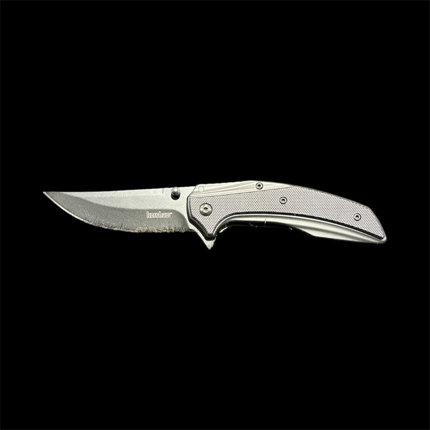 KERSHAW KER OUTRIGHT SERRATED BLACK FILDING KNIFE