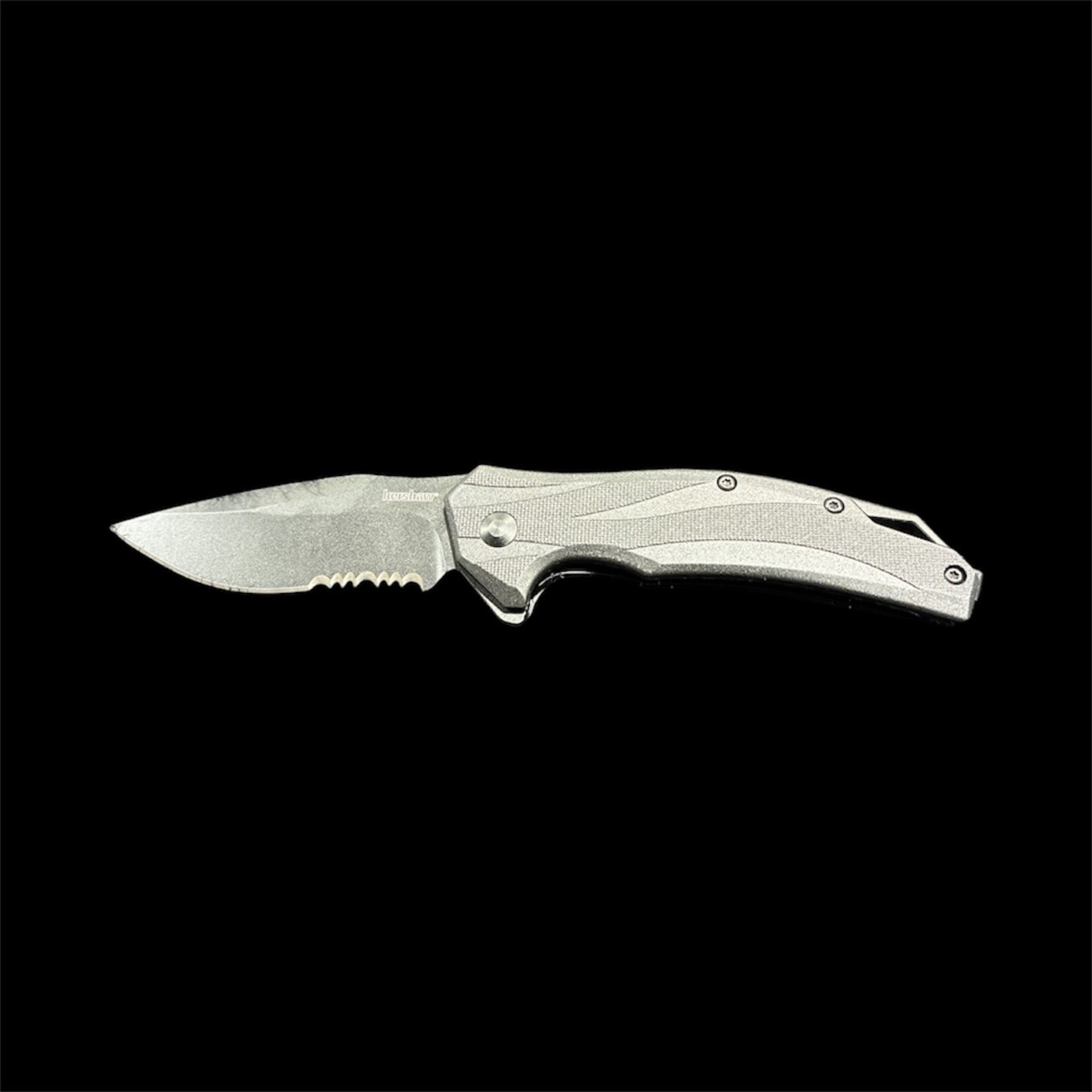 KERSHAW KER LATERAL FOLD/FLIP BLACK SERRATED KNIFE