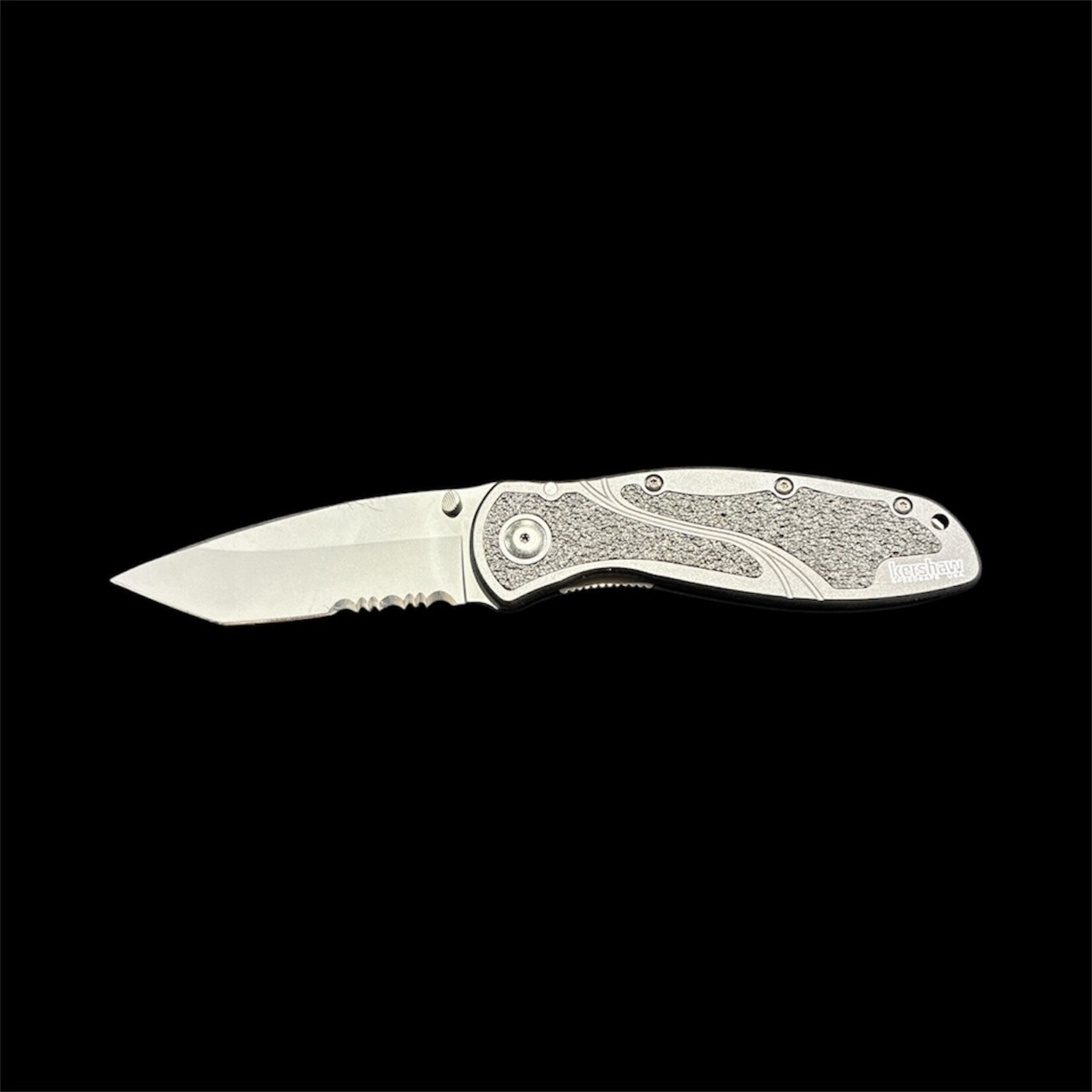 KERSHAW KER BLUR SERRATED BLACK FOLDING KNIFE