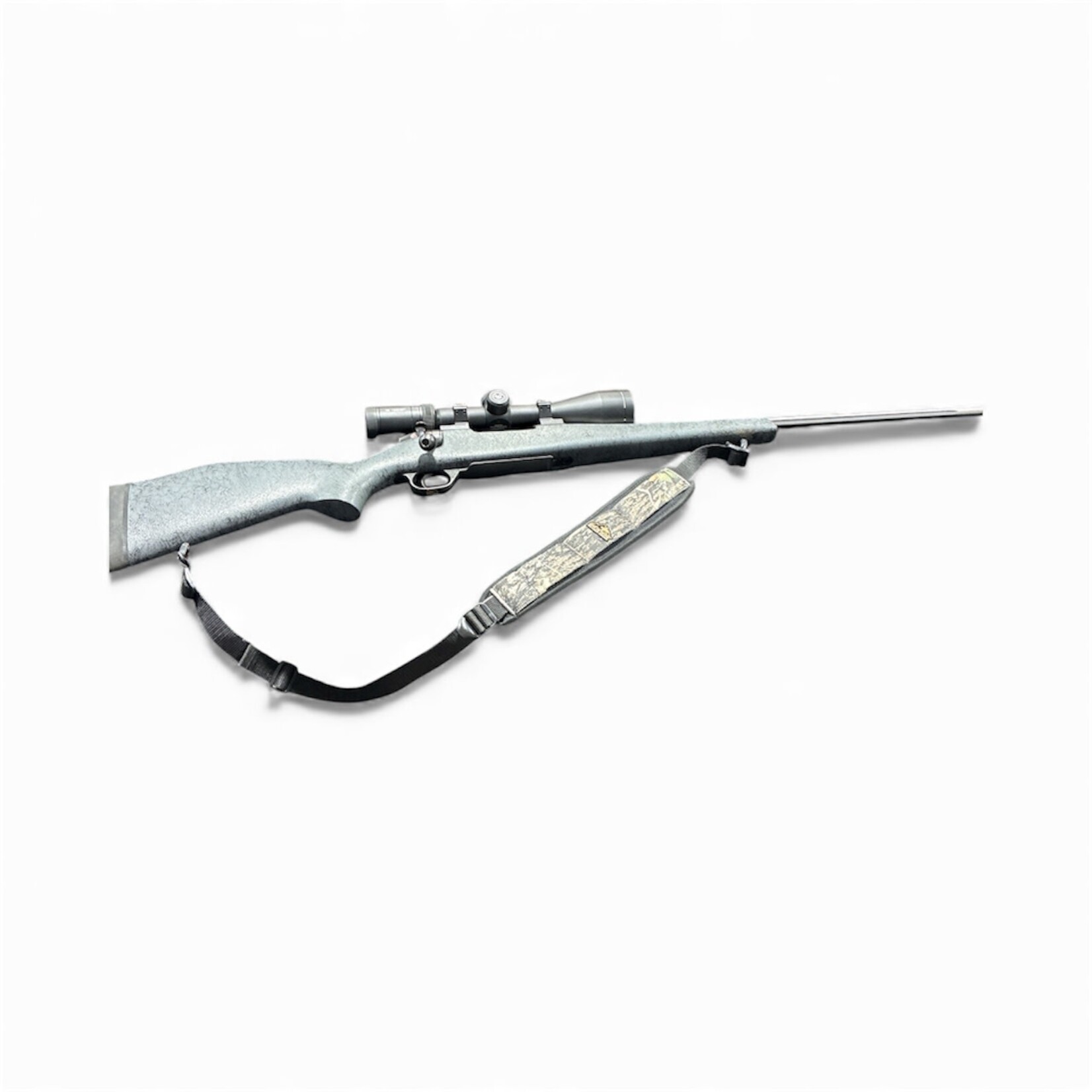 WEATHERBY USED WBY MARK V 257 WBY GREY SPIDER BOLT ACTION PKG W/ VORTEX VIPER 4-16X50