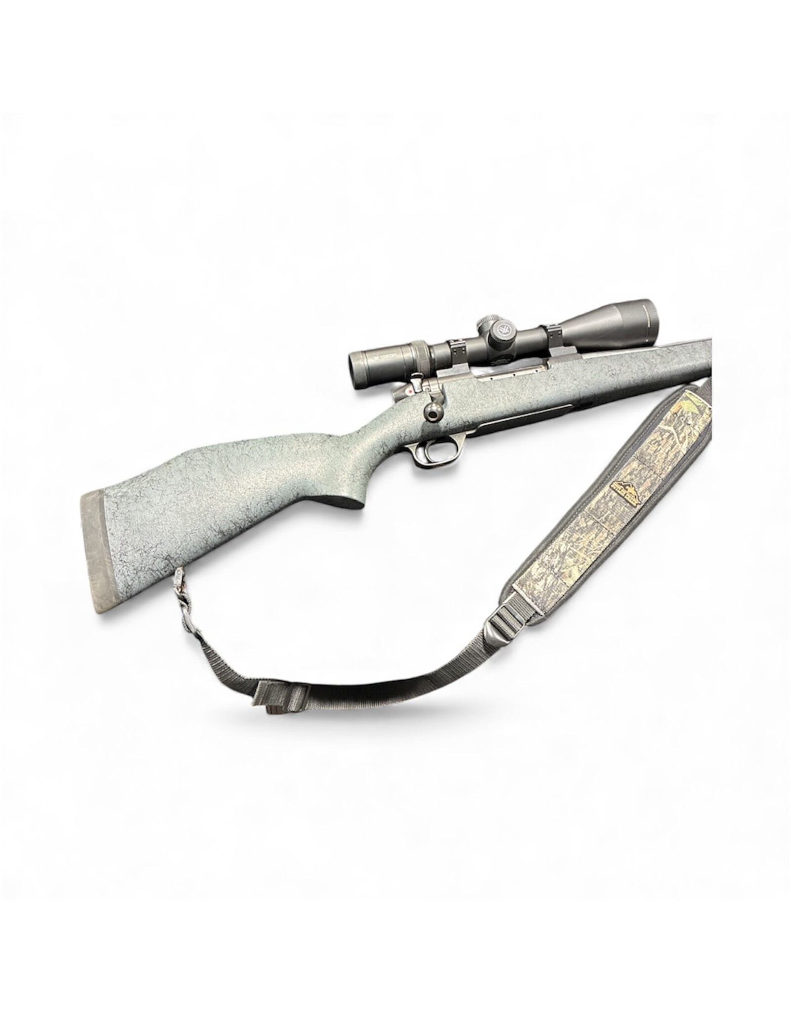 WEATHERBY USED WBY MARK V 257 WBY GREY SPIDER BOLT ACTION PKG W/ VORTEX VIPER 4-16X50