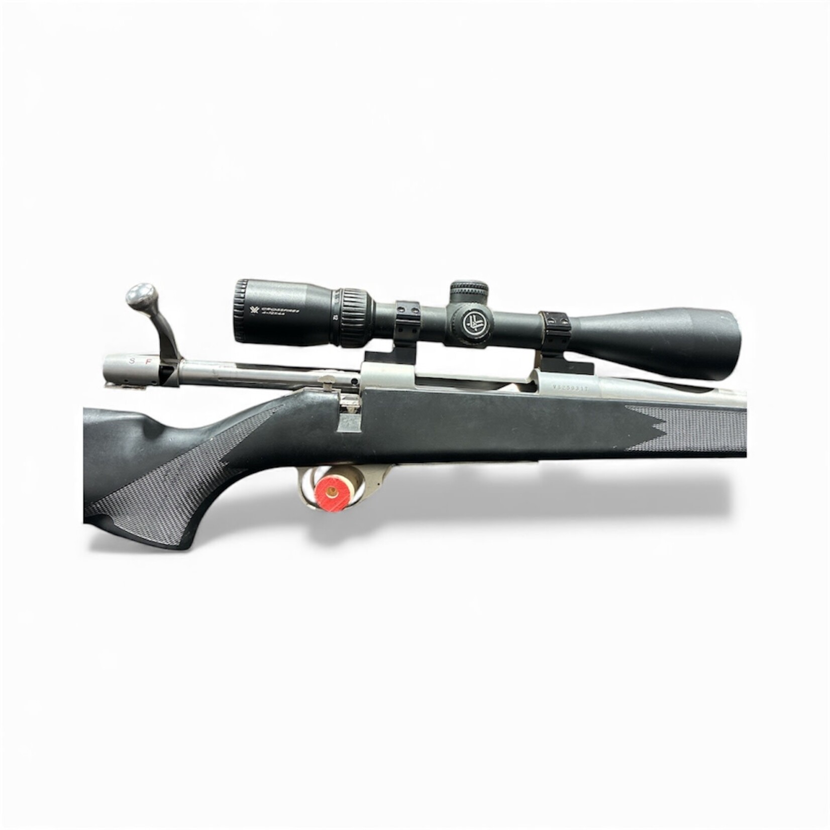 WEATHERBY USED WBY VAN SS/BLACK 300WBY BOLT ACTION PKG W/ VORTEX CROSSFIRE II 4-12X44