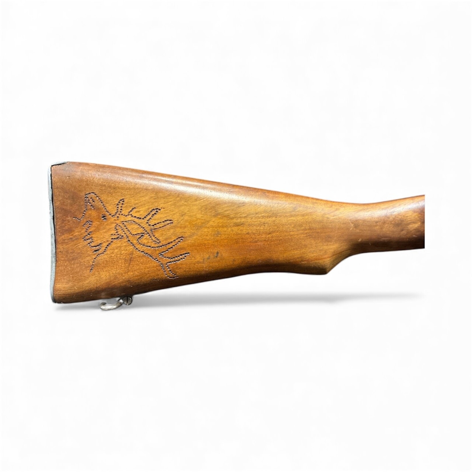 LEE ENFIELD USED LEE ENFIELD #3 MARK I 303 BRITISH CARVED WOOD BOLT