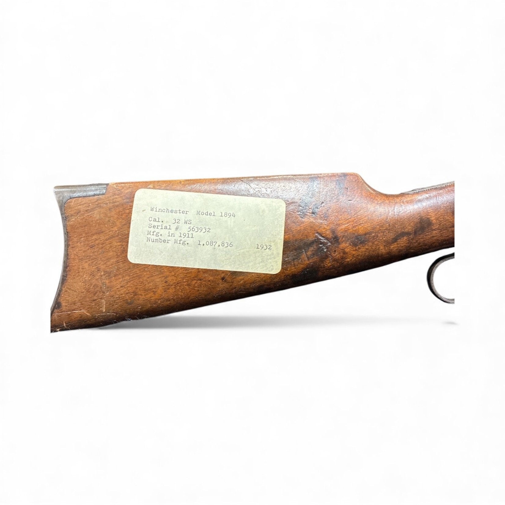 WINCHESTER CONSIGN WIN 94 (PRE 64) 32 W.S WOOD LEVER