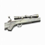 WINCHESTER CONSIGN WIN 70 270WIN SYN BLACK BOLT ACTION W/ ORIG WOOD STOCK & LEUPOL VX3 3-9X40N SCOPE
