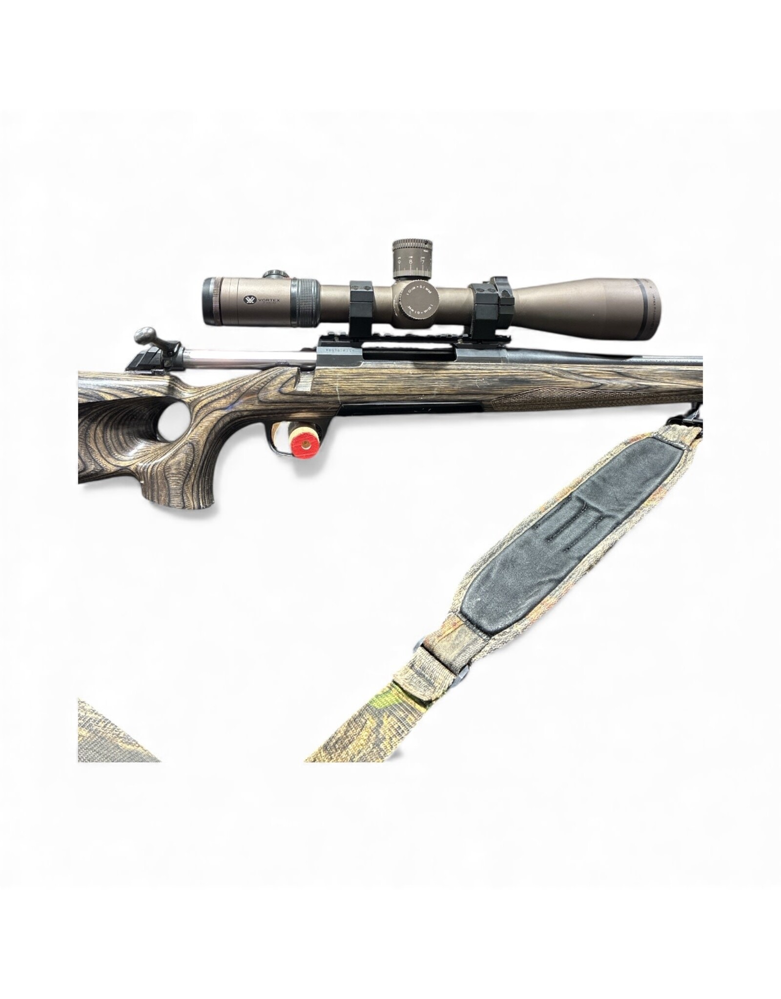 BROWNING CONSIGN BROWN X-BOLT ECLIPSE 300WIN GRY LAM THUMBHOLE W/ VOR RAZOR 5-20X50