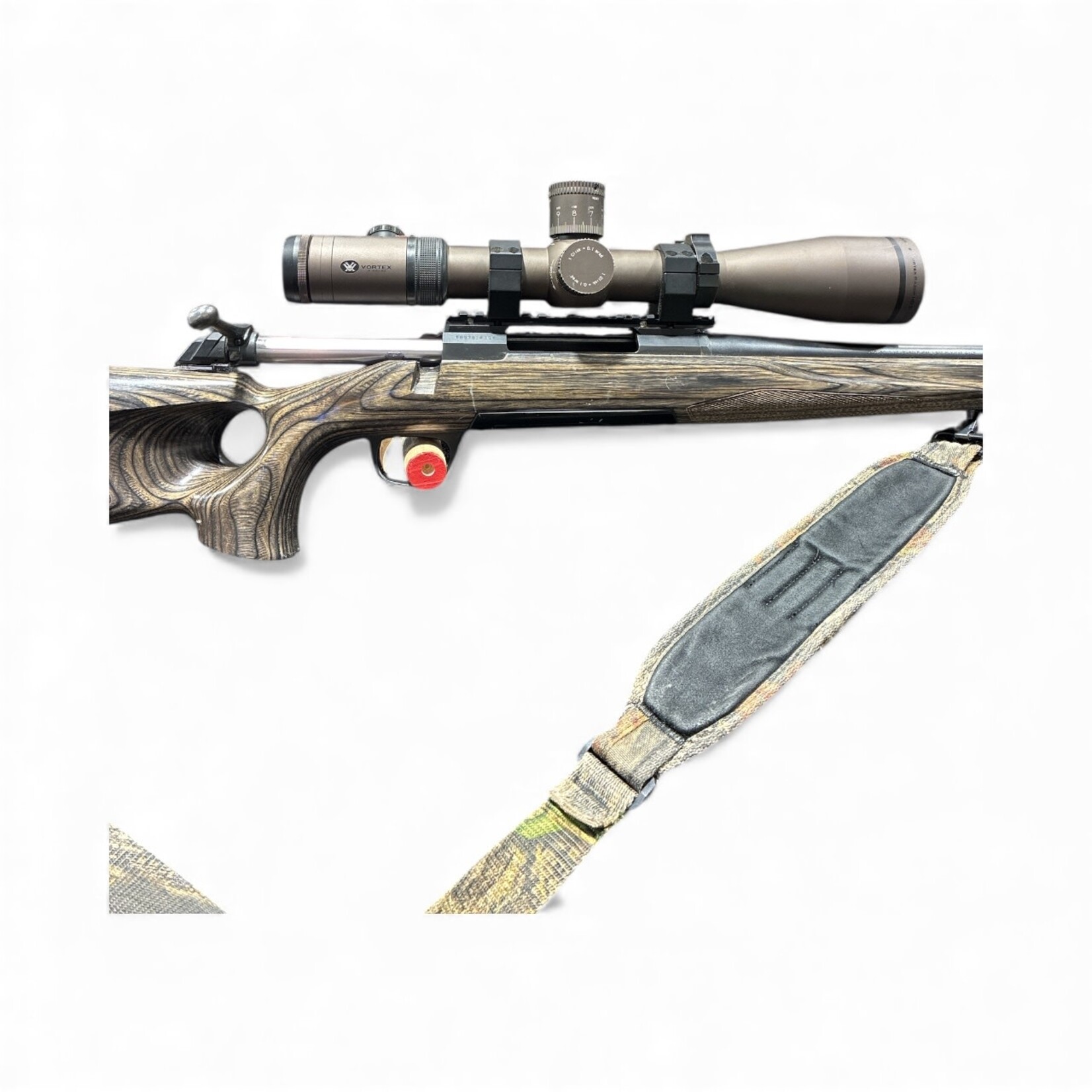 BROWNING CONSIGN BROWN X-BOLT ECLIPSE 300WIN GRY LAM THUMBHOLE W/ VOR RAZOR 5-20X50