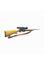 BROWNING CONSIGN BROWN BAR 338 WIN WOOD SEMI AUTO W/ VOR VIPER 3-9X40 SCOPE, LEATHER SLING, 3 BOXES OF AMMO AND 1 BOX OF BRASS