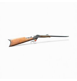 STEVENS CONSIGN STEVEN A&T CO RANGE MODEL 22LR WOOD LEVER DROP ACTION W/ SIGHTS (CRACKED STOCK)
