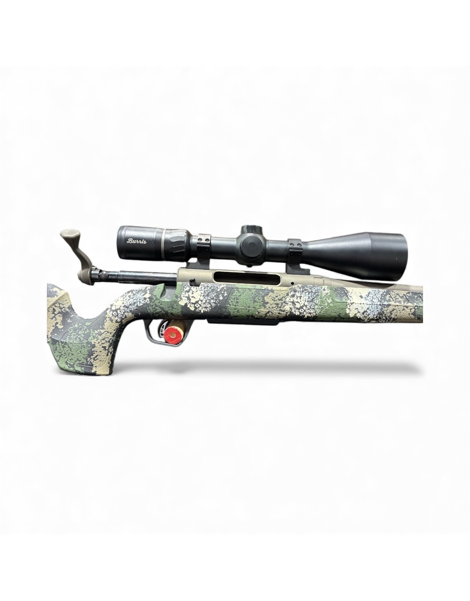 SAVAGE USED SAV AXIS II PRO 30-06SPRG CAMO BOLT ACTION PKG W/ BURRIS FULLFIELD 3-12X56 & RAIL