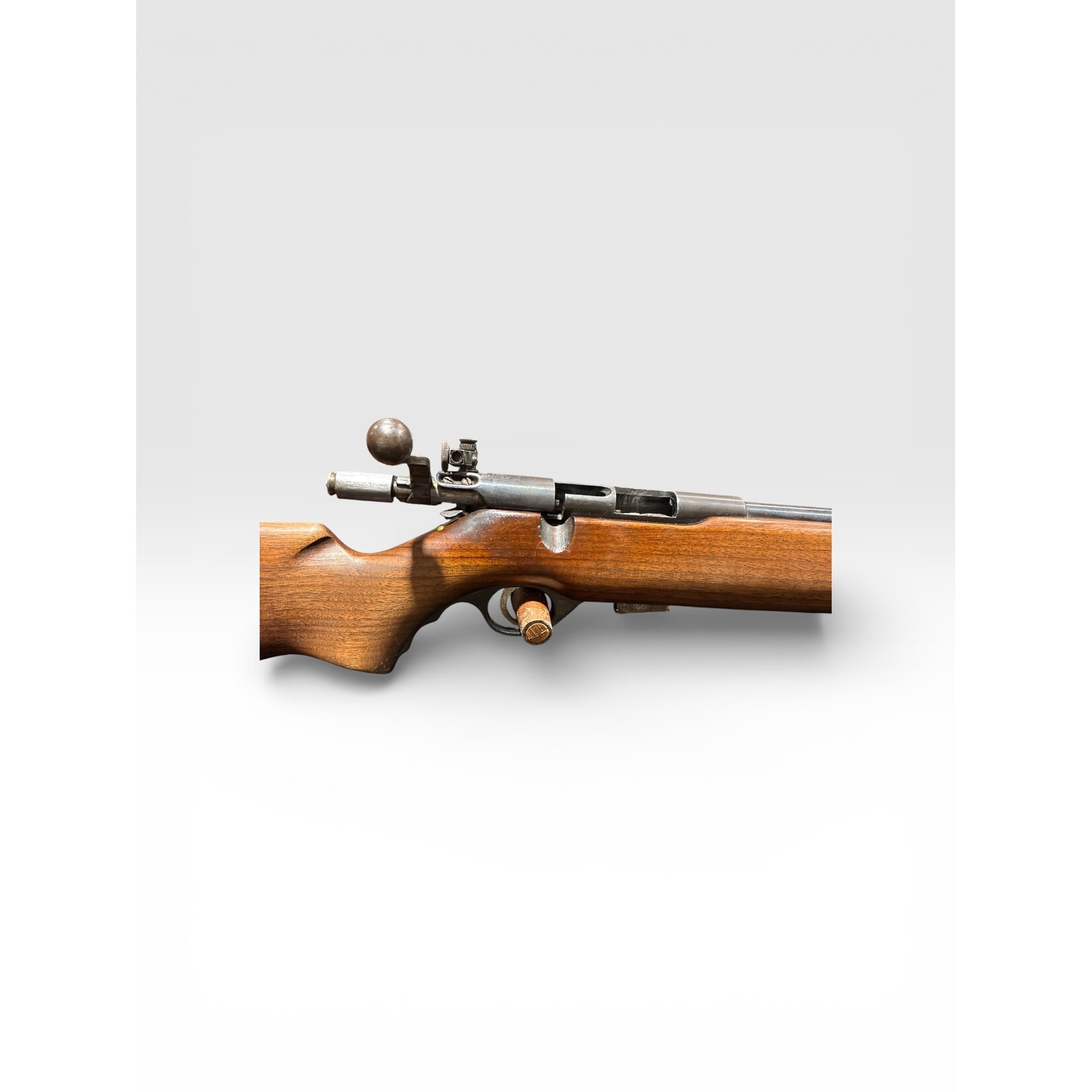 MOSSBERG USED MOSS 42M 22 L,S,LR FULL WOOD STOCK SINGLE BOLT ACTION