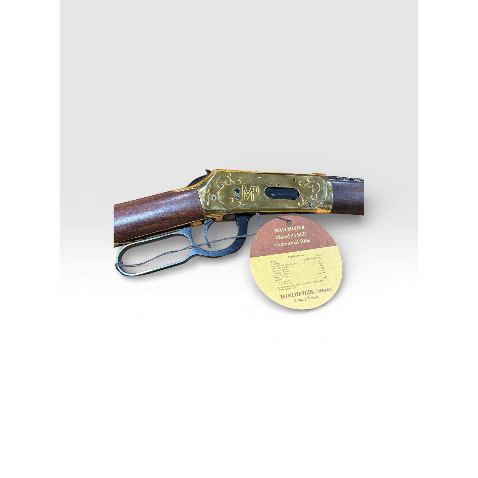 WINCHESTER USED WIN 94 RCMP CENTENNAL 30-30WIN (NEVER FIRED) W/ ORIGINAL BOX