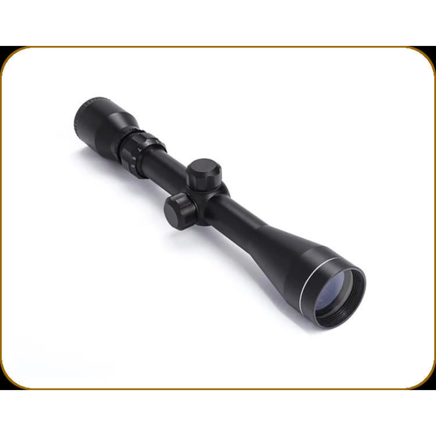 MAZZ OPTICS MO WIDE ANGLE 3-9X40 1" TUBE RIFLE SCOPE