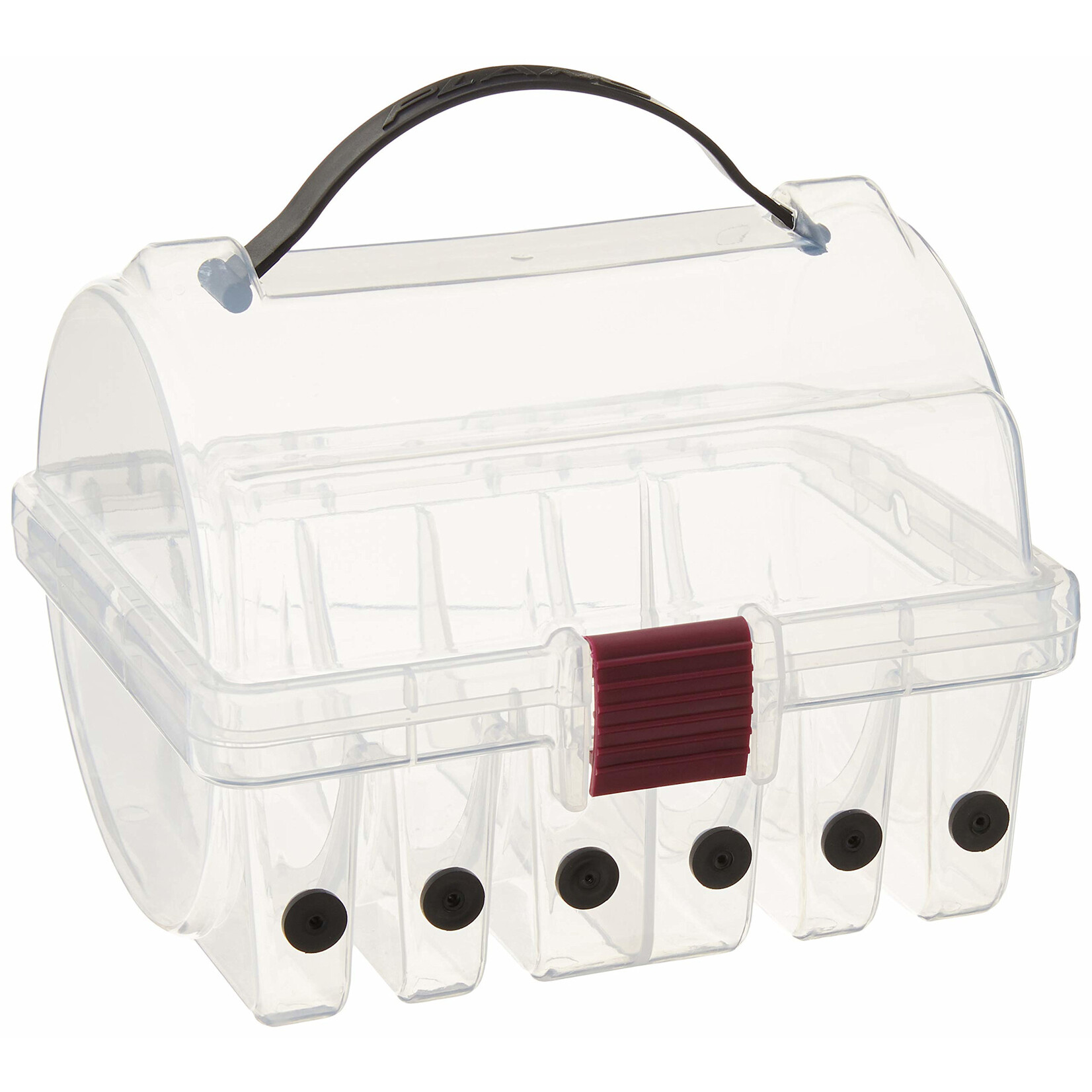 PLANO PLANO STOWAWAY LEADER SPOOL CLEAR BOX (HOLDS UP TO 6 SPOOLS)