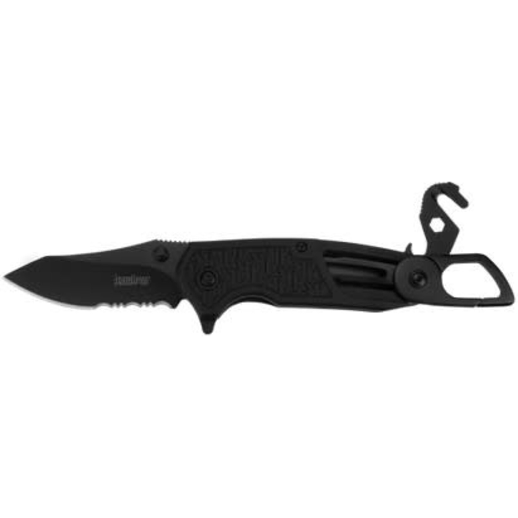 KERSHAW KERS FUNION EMT BLACK SERRATED FOLDING EMERGENCY KNIFE