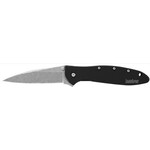 KERSHAW KER LEEK BLACK STONEWASH FOLDING KNIFE